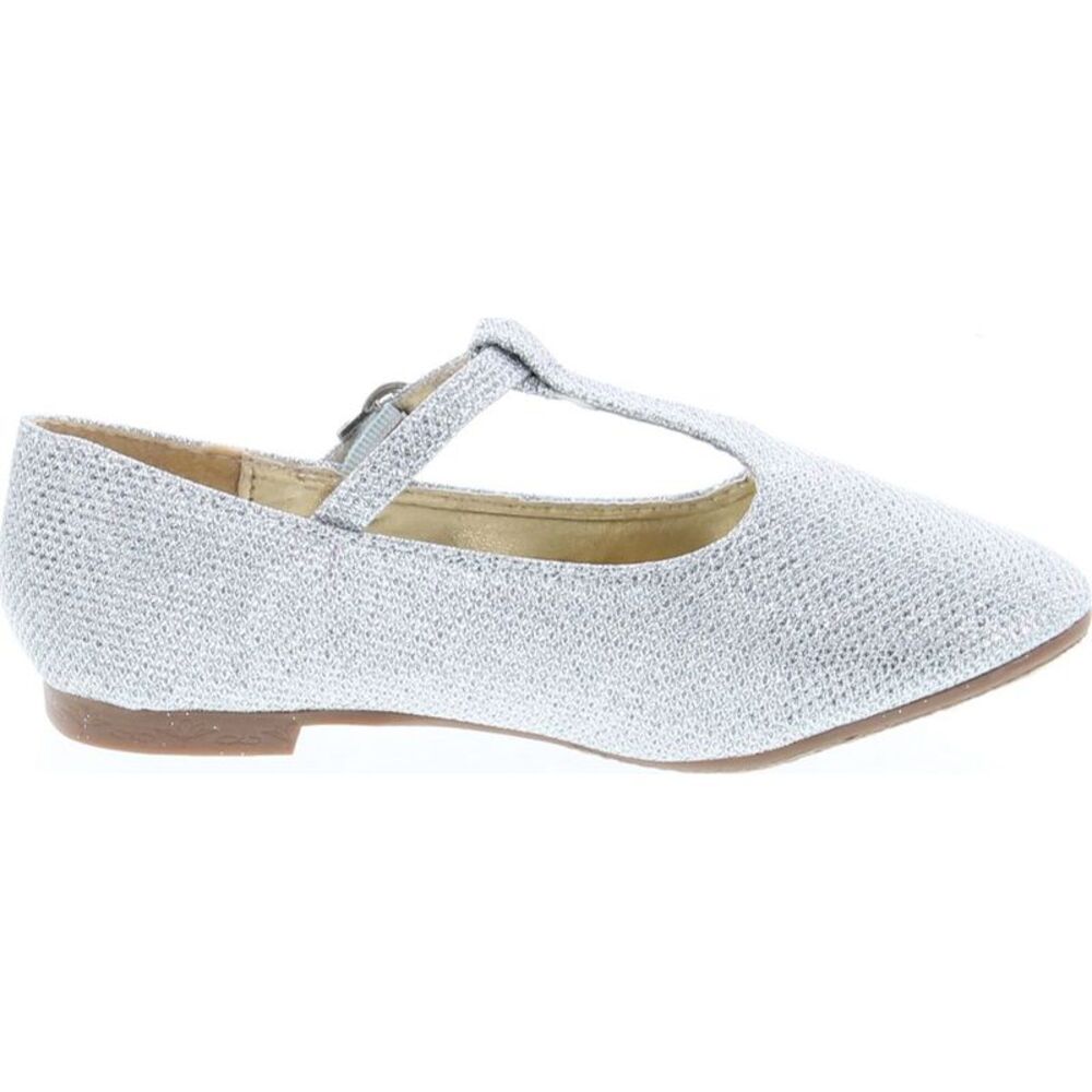 Bella Marie Triss-13K Silver ChildG flats-shoes 1 NEW - Picture 6 of 8
